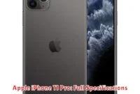 Apple iPhone 11 Pro: Full Specifications