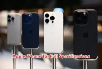 Apple iPhone 16: Full Specifications