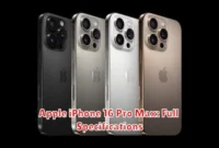 Apple iPhone 16 Pro Max: Full Specifications