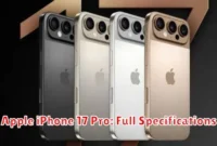 Apple iPhone 17 Pro: Full Specifications