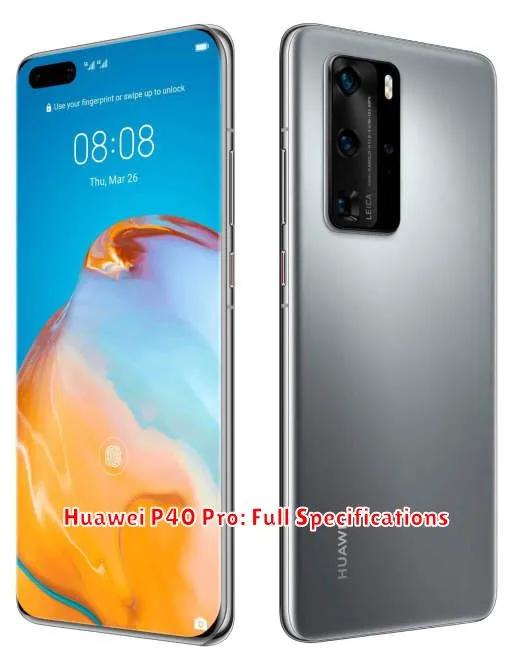 Huawei P40 Pro: Full Specifications