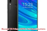 Huawei Y9 Prime (2019): Full Specifications