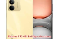 Realme C75 4G: Full Specifications